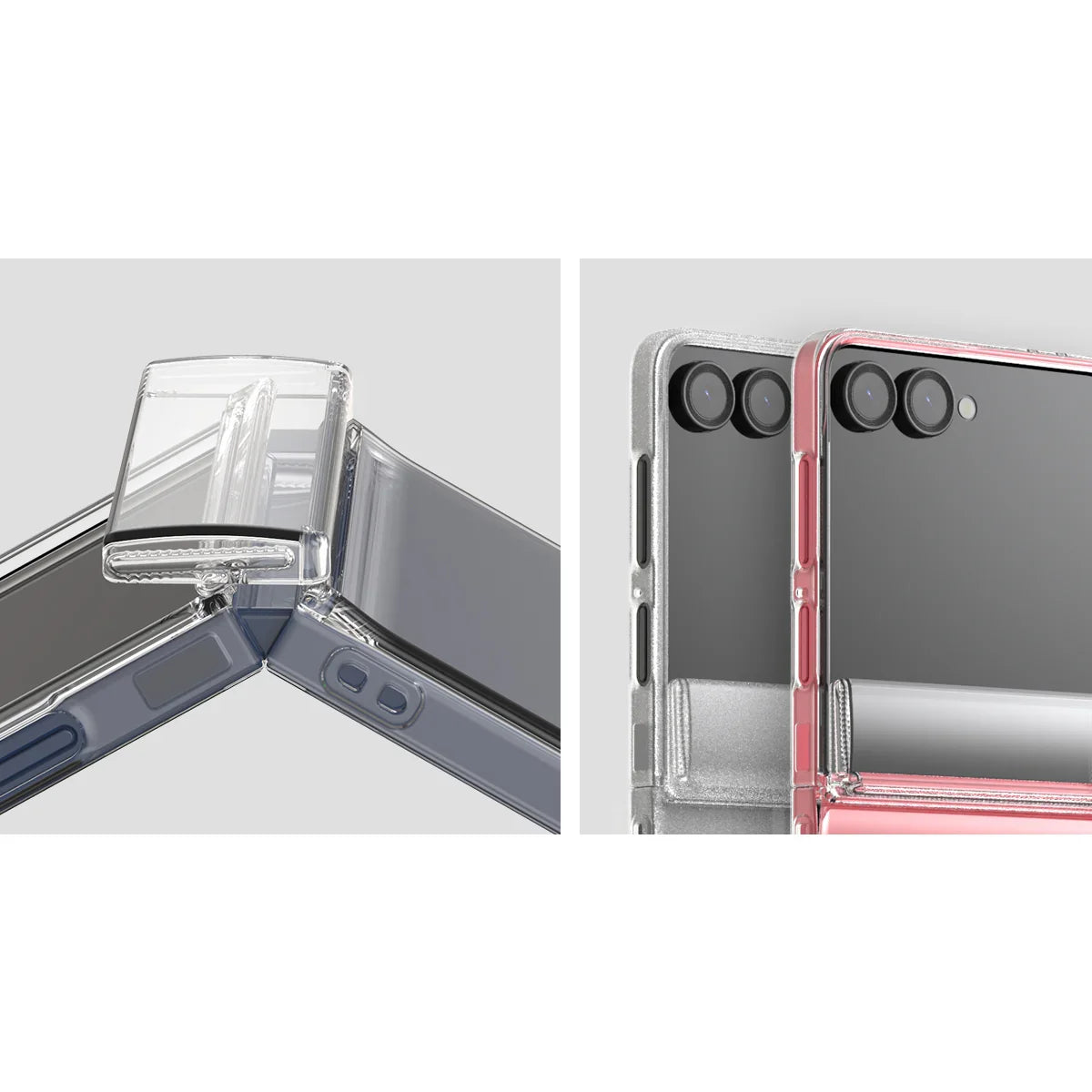 Samsung Z Flip7 Araree Nukin 360 Case - Clear Samsung Z Flip7 Araree Nukin 360 Case - Clear